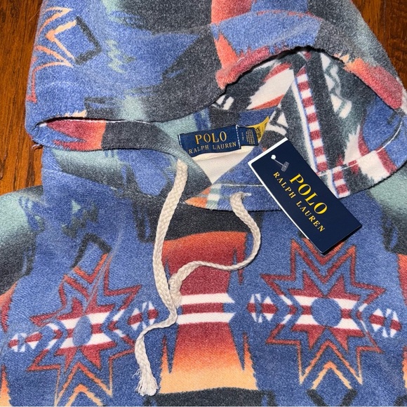 Polo Ralph Lauren Aztec Southwestern Hoodie Small - Picture 2 of 7
